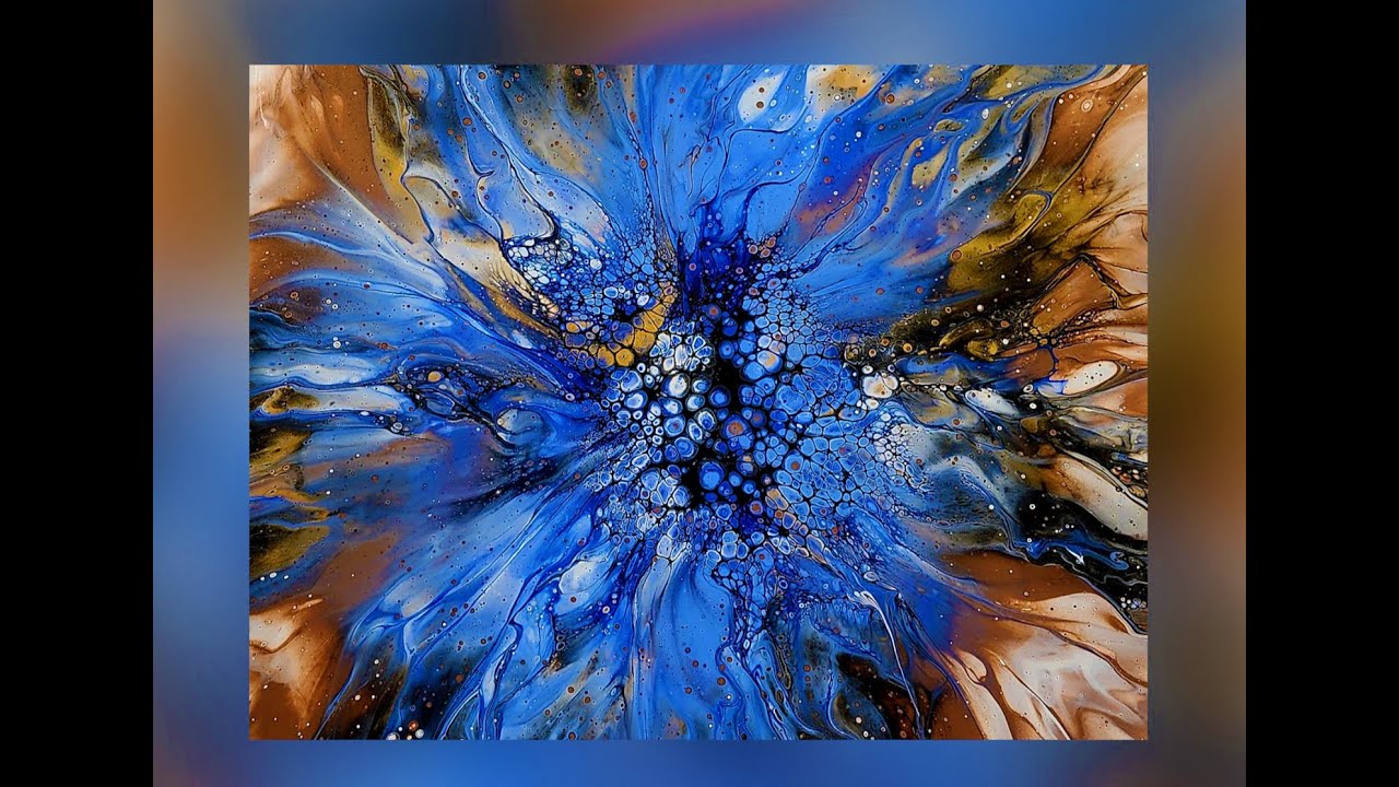 (742) Harmony House Art Beautiful Bloom Technique in Ultramarine!