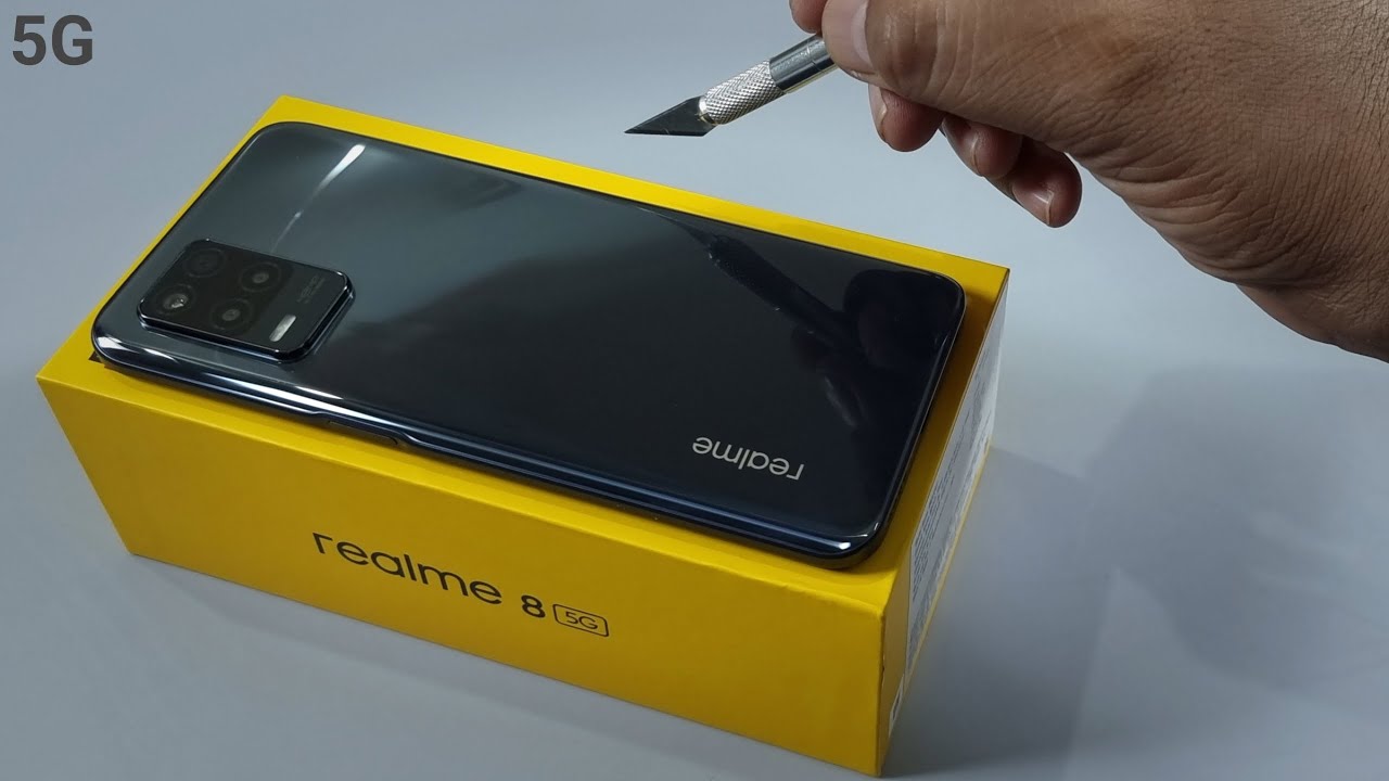 Realme 8 5G Unboxing & Camera Test | Black Colour