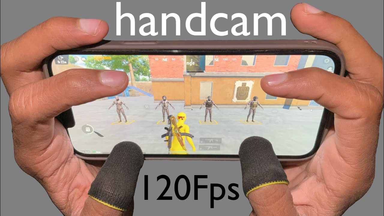 Training￼￼ iPhone 13 Pro💥120Fps Handcam Test Gameplay in PubgMobile 