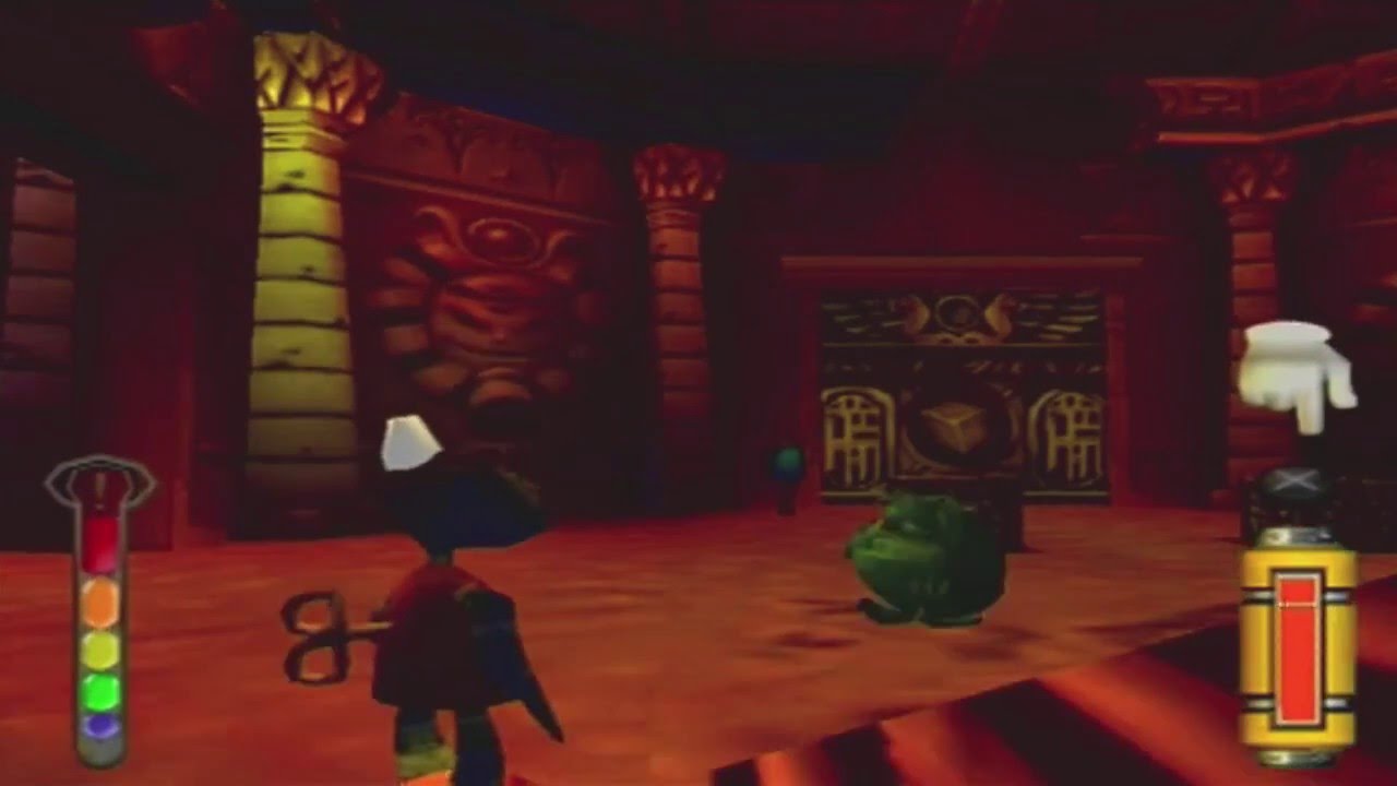 Monsters, Inc. Scare Island [PS2] - (Walkthrough) - Part 13: The Tomb (Bronze Medal)