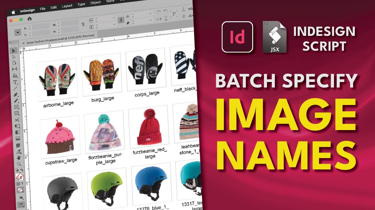 InDesign Script Image Names