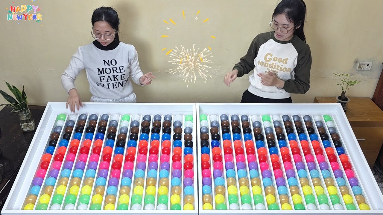 👯‍♂️ Color Ball Sorting Game | Relaxing Puzzle Challenge with a Friend 🎨