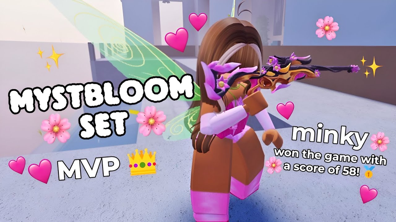 PLAYING MURDERERS VS SHERIFFS 2 WITH THE MYSTBLOOM SET🌸✨ (IPAD PRO + PC GAMEPLAY)