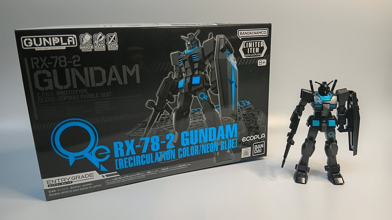 [Gunpla] ผมจะเลิกดองแล้วครับ #2 กันพลา EG (Entry Grade) 1/144 RX-78-2 Recirculation Neon Blue
