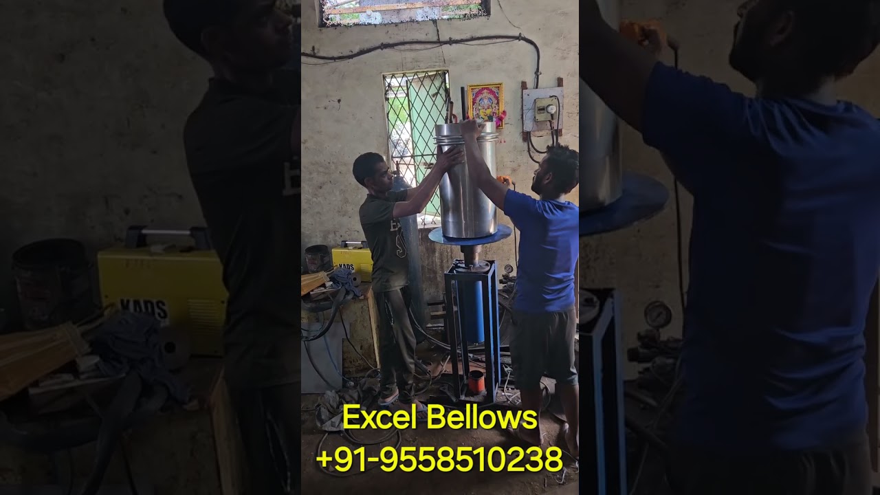 Expansion Bellows forming process #expansionjoint #expansion #bellows
