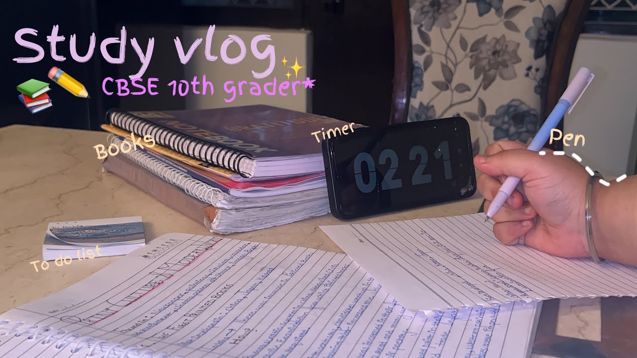 Study with me as a CBSE 10th grader*✨🧿🥰