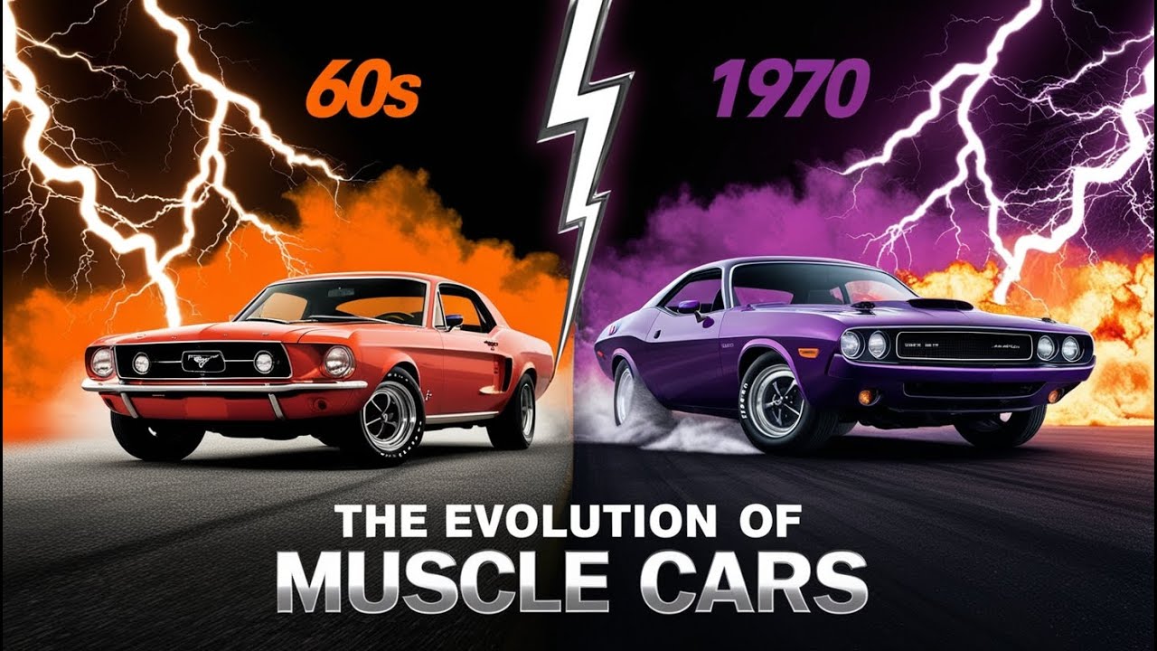 How Muscle Car Design Evolved: 1960s vs 1970s American Classic