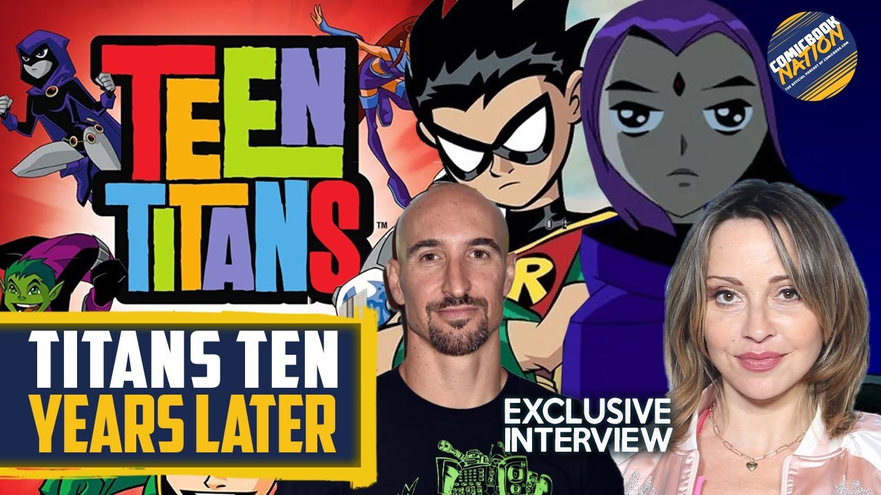 Robin & Raven On Teen Titans 10 Year Anniversary! Tara Strong, Scott Menville Interview!