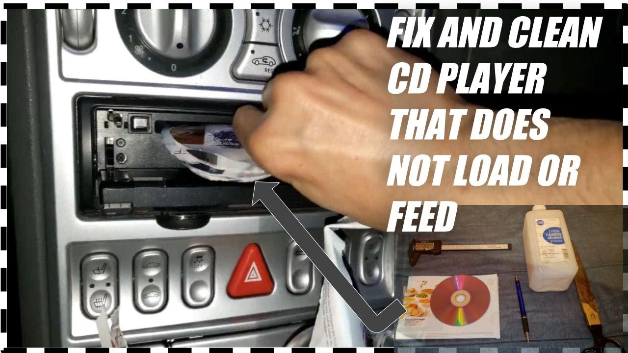 Автомобильный CD 📀 плеер не загружает, не подает и не принимает компакт-диски. Простое решение
