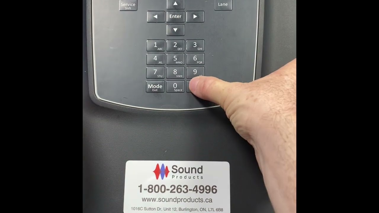 check and adjust volumes on Partech g5 base station