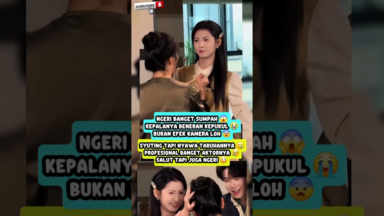 Dibalik Layar Drama Cina 😱 Kepalanya Dipukul Beneran!!&rdquo;#dracin #behindthescene #syuting