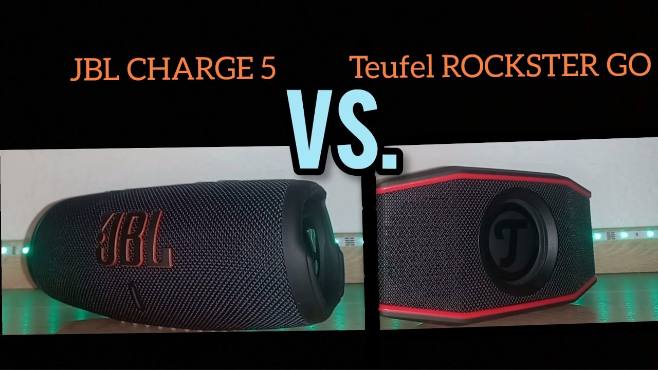 TEUFEL Rockster Go vs. JBL Charge 5 | Sound/Bass Test