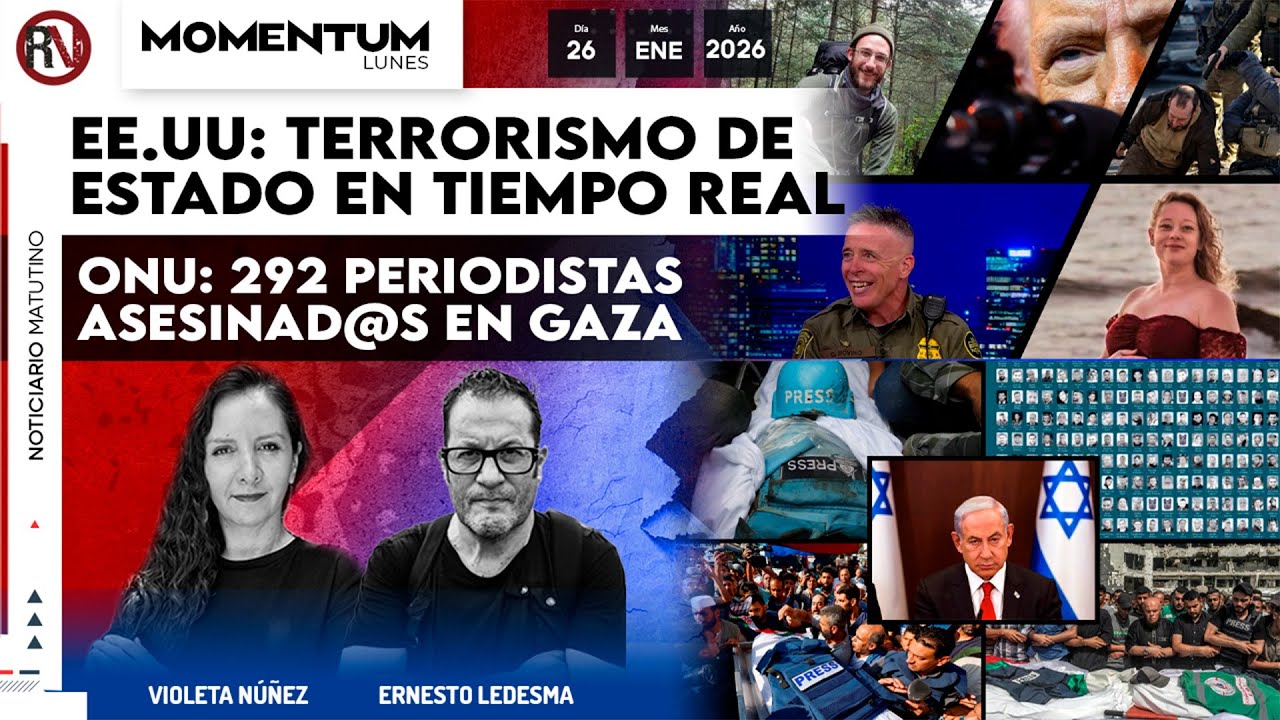 Noticiario Matutino MOMENTUM 26 / Enero / 2026