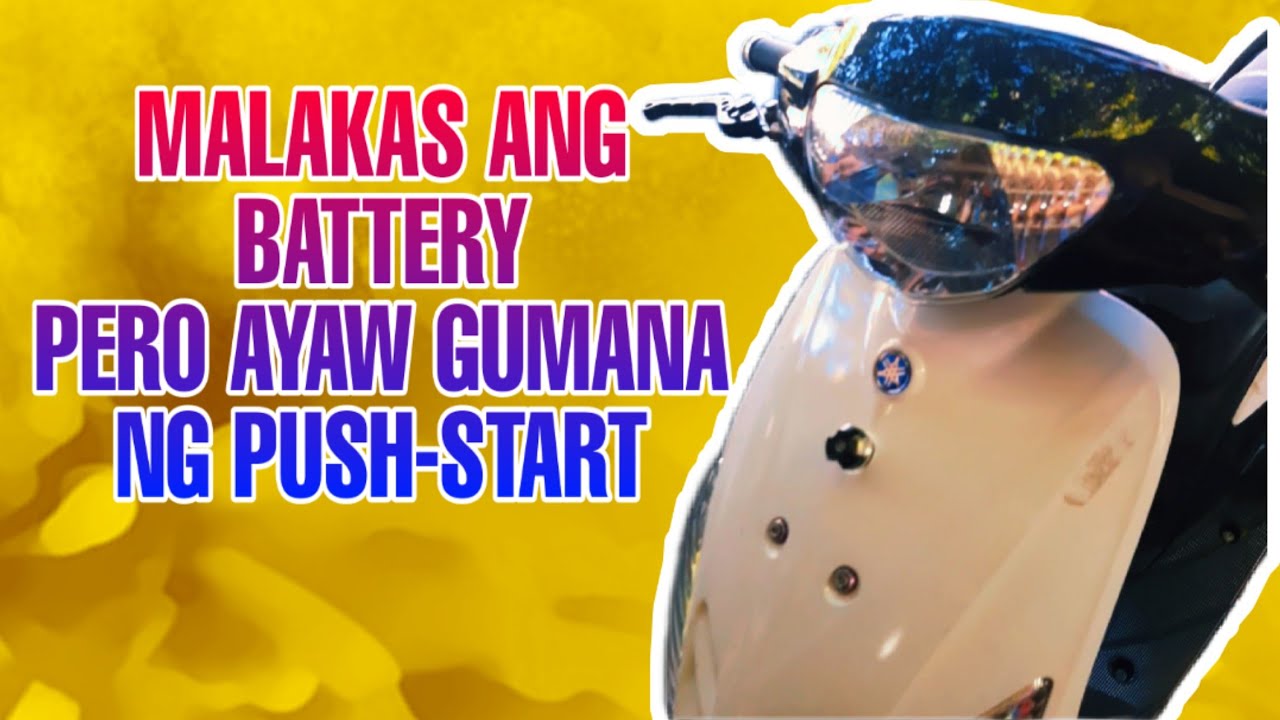 BAGO ANG BATTERY PERO AYAW GUMANA NG PUSH-START | MIO SPORTY/AMORE/NOUVO