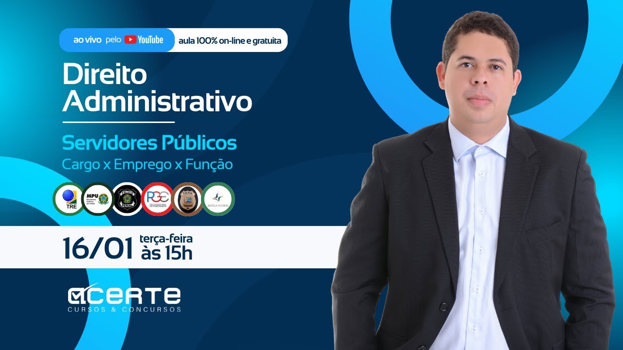 Preparação TRE BA | MPU | PGE BA | Polícia Penal | TRF - Direito Administrativo