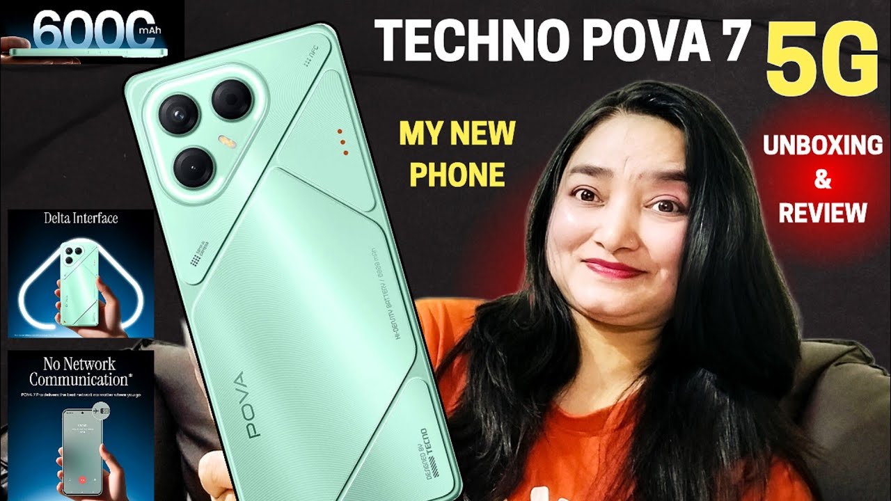 Tecno Pova 7 5G Unboxing & Honest Review 🔥 Camera Test + Full Features | Best 5G Phone Under 20K ? 