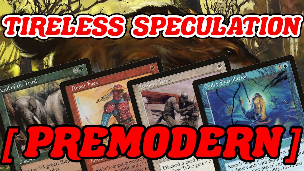 TIRELESS SPECULATION! Premodern Flashback Midrange With About Face Combo MTG