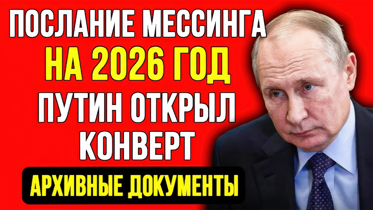 ЭКСКЛЮЗИВ. Путин поделился предсказанием Мессинага на 2026 год. О чем не рассказал?