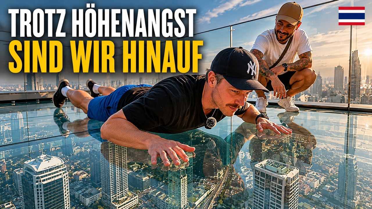 Höhenangst auf 314 Metern – Streetfood, Kaffee & gemeinsam mutig beim Skywalk Bangkok.
