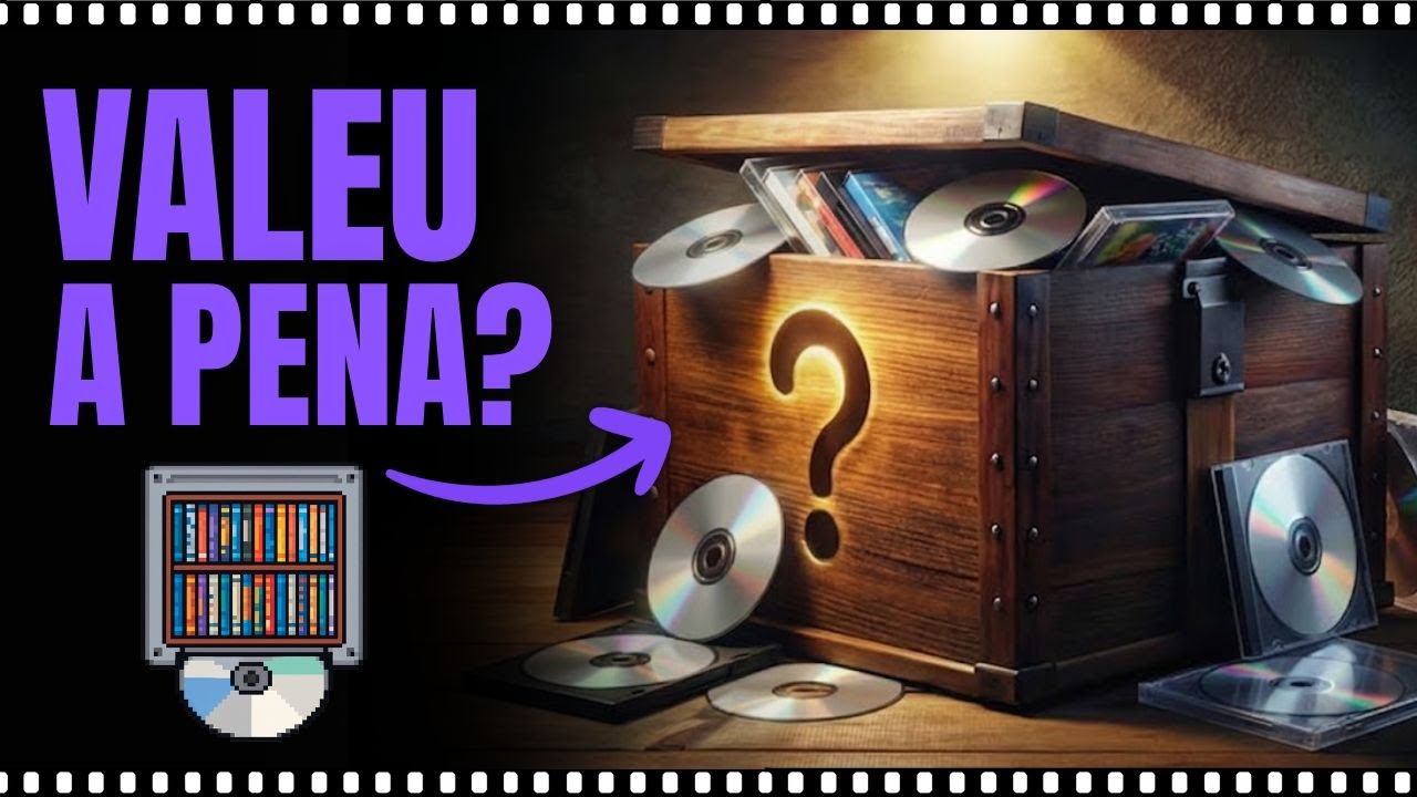 COMPREI UM LOTE MISTERIOSO DE 20 DVDs NA SHOPEE! Valeu a Pena?
