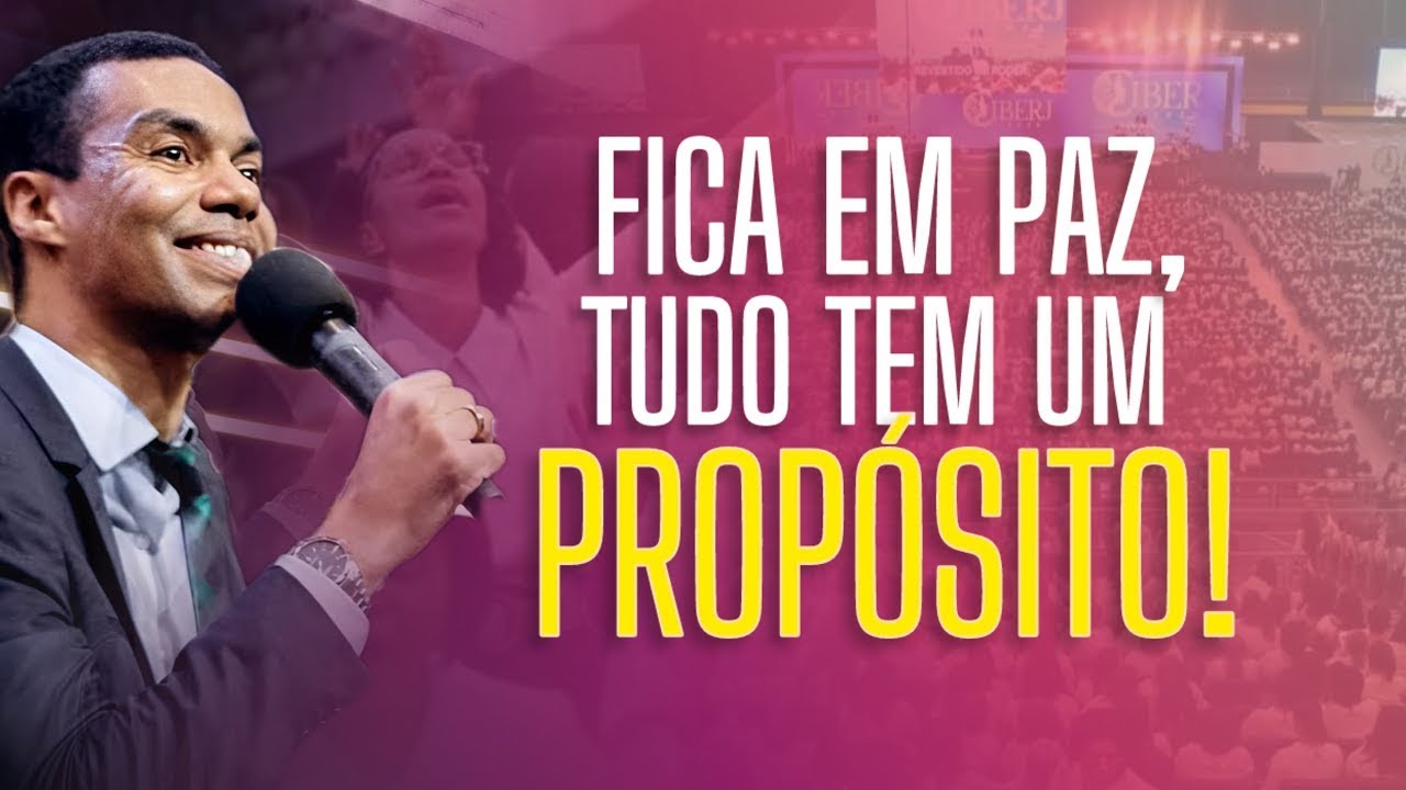 TUDO ISSO TEM PROPÓSITO, FICA EM PAZ | Pastor Jhonatan Carlos | CIBERJ 2025