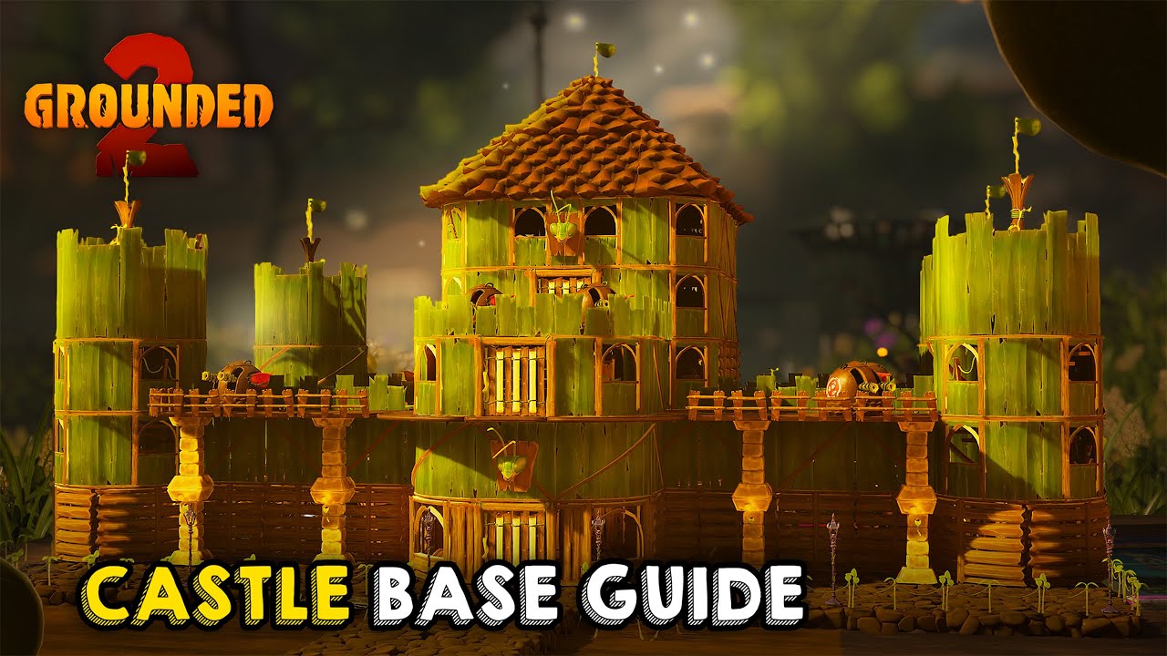 Ultimate All-in-One Castle Base | Building Tutorial | Grounded 2