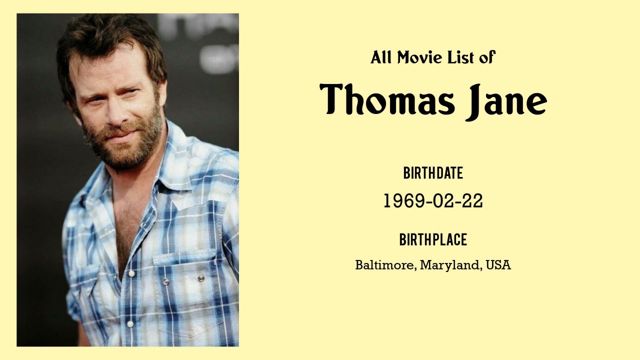 Thomas Jane Movies list Thomas Jane| Filmography of Thomas Jane