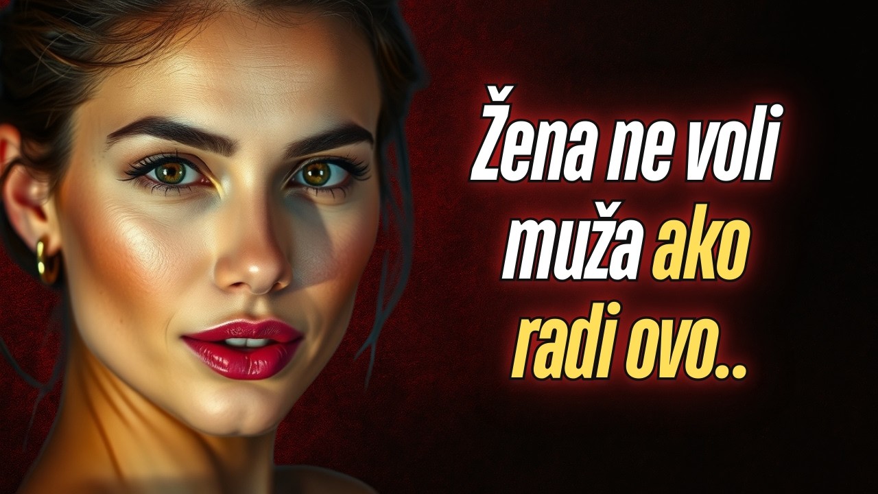 Ako se ovako ponaša žena ne voli svog muža!