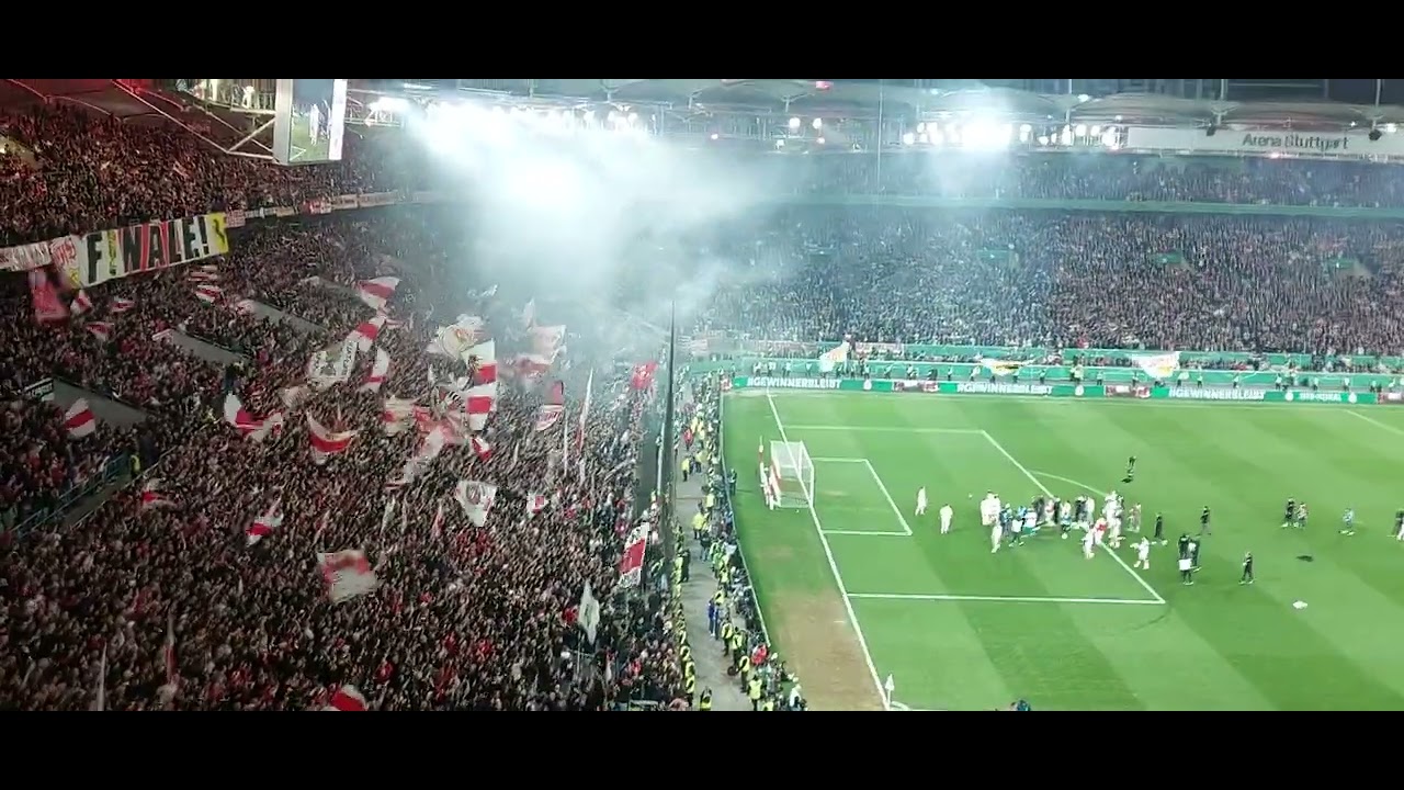 WIR SIND IM FINALE! VfB Stuttgart - RB Leipzig