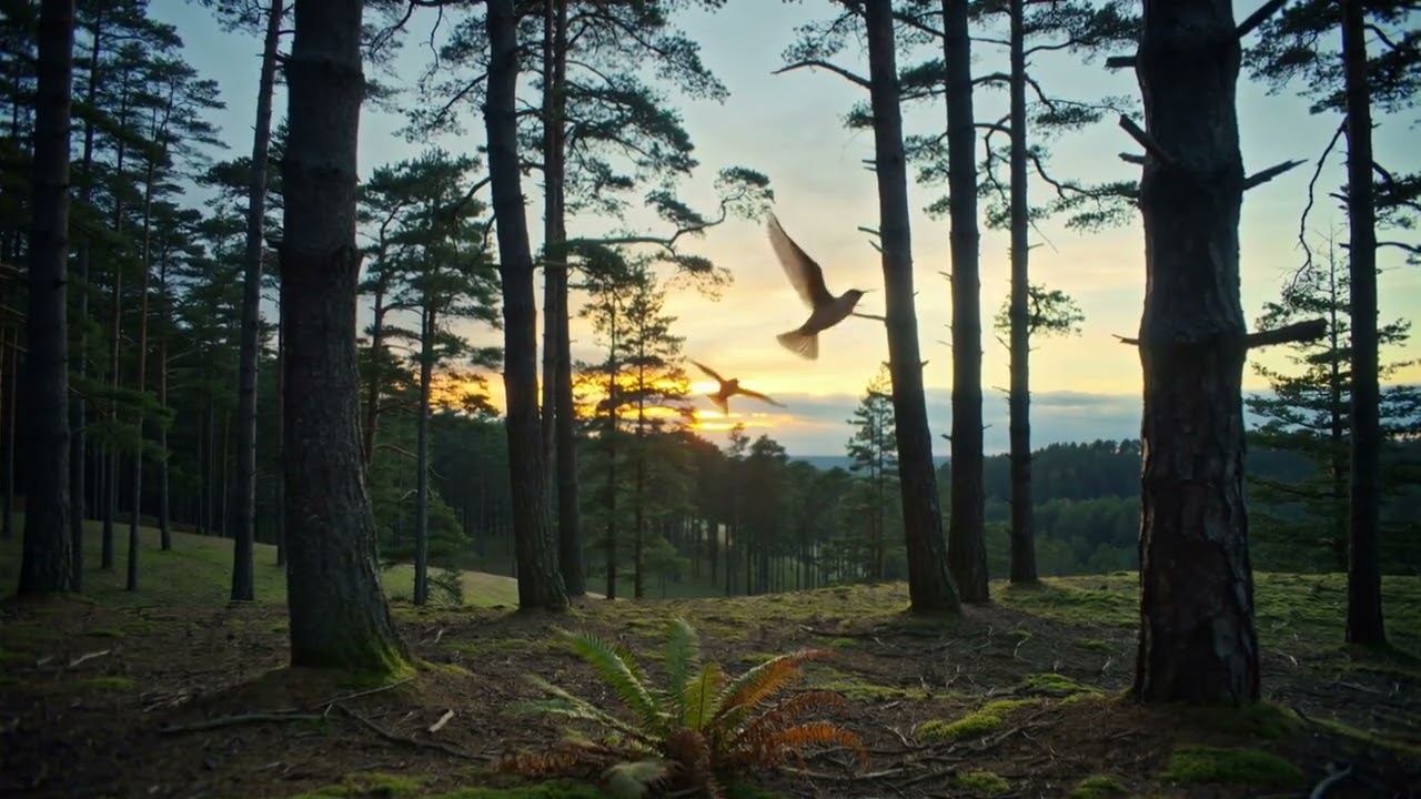 LAZY RELAX IN NATURE. IN THE FOREST. RELAXATION SESSION