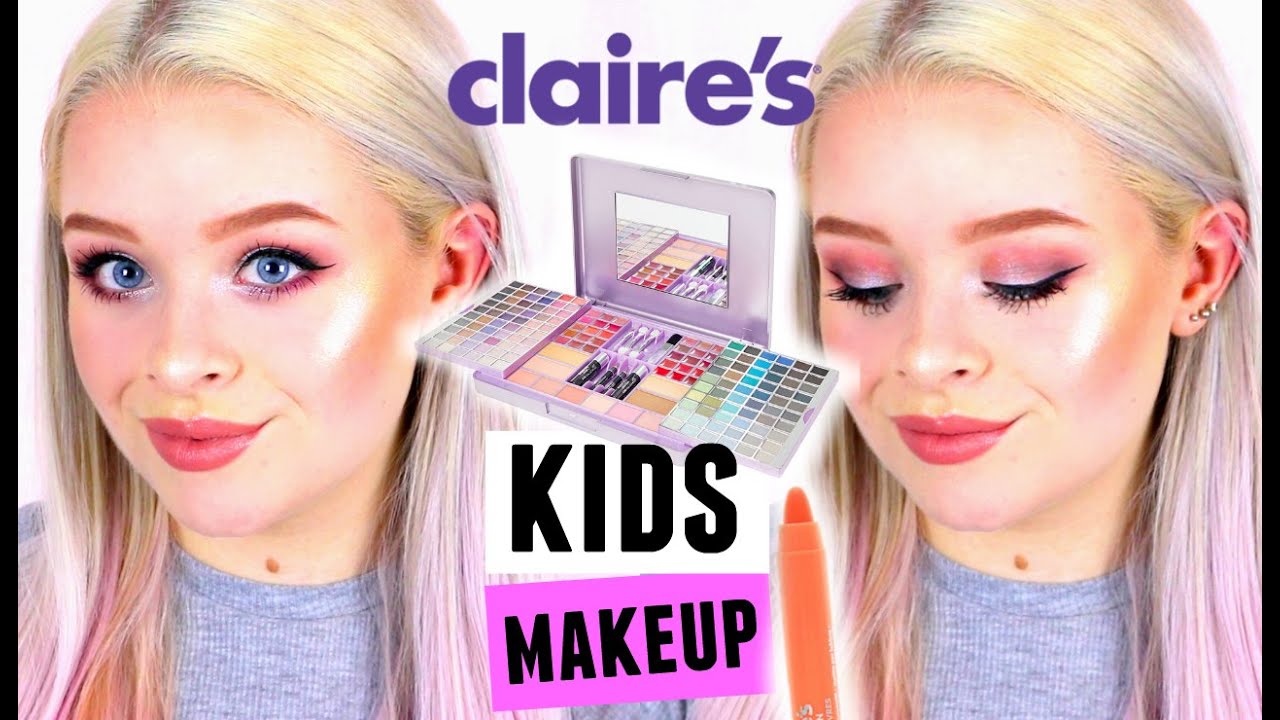 FULL FACE USING ONLY KIDS/CLAIRE'S MAKEUP! | sophdoesnails