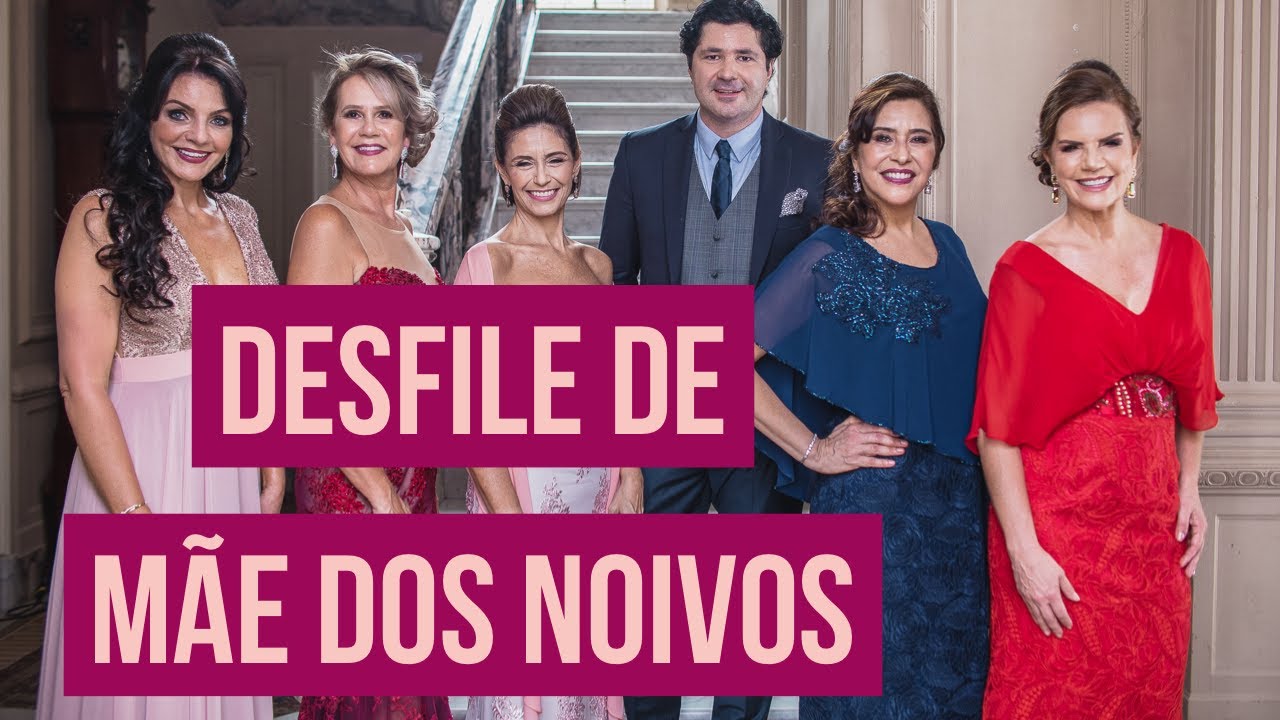 Desfile de mãe dos noivos Arthur Caliman no programa de Claudete Troiano