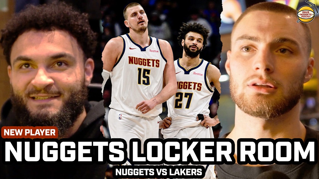 David Roddy on Playing With Jokic & Murray + Nuggets Locker Room After WIN vs Lakers