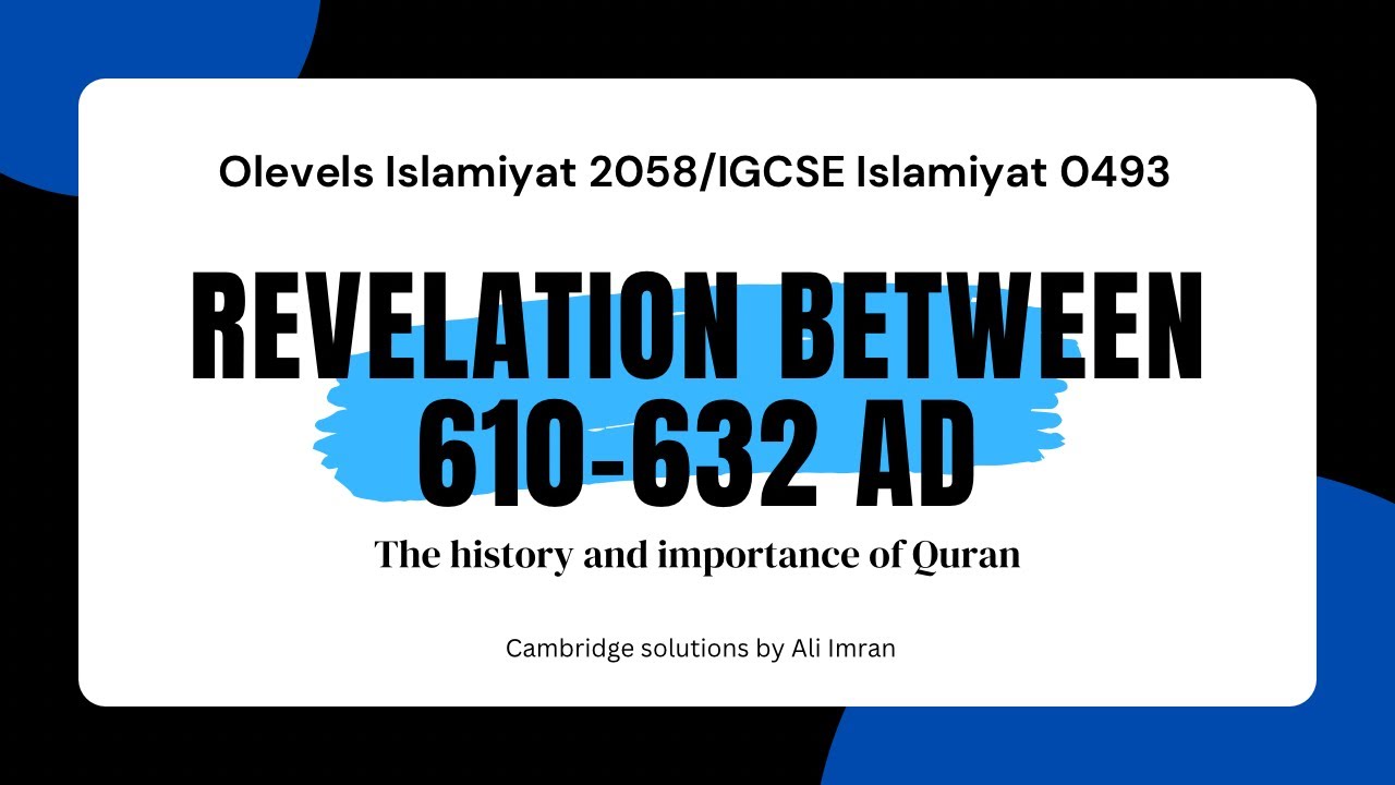Revelation between 610-632 AD 2023 10 17 18 45 39