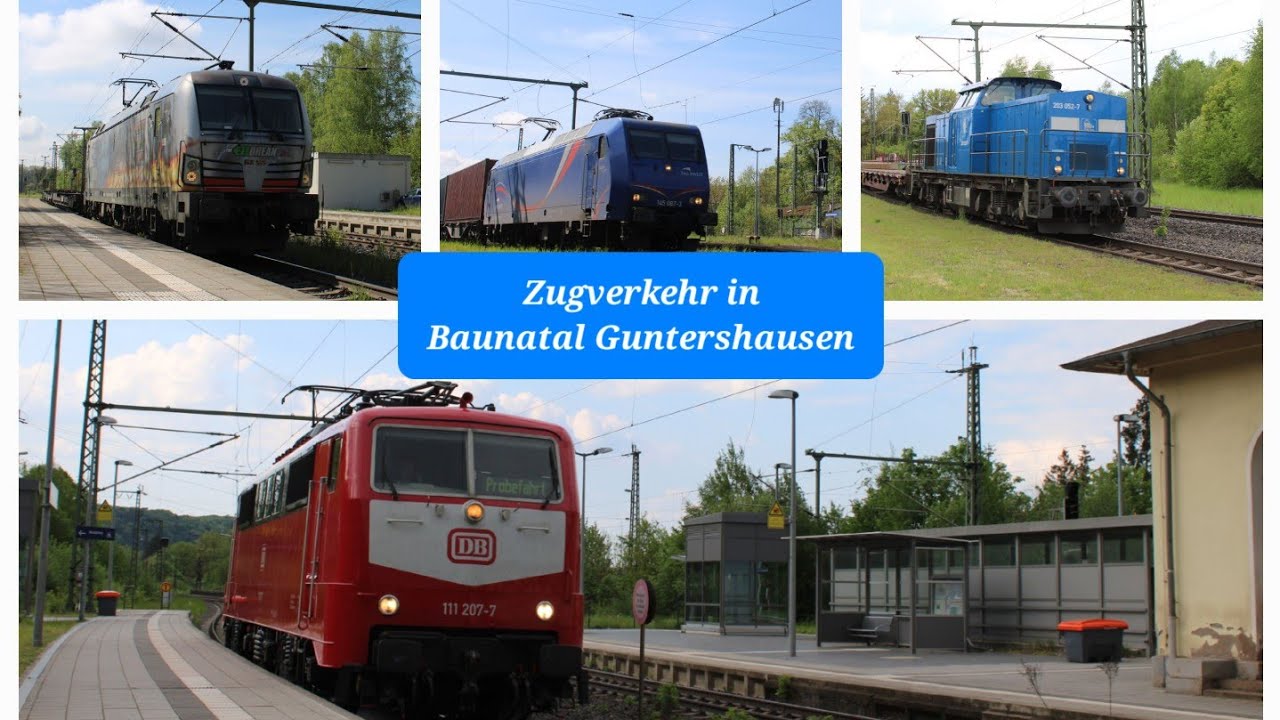 30 Minuten Zugverkehr in Baunatal Guntershausen