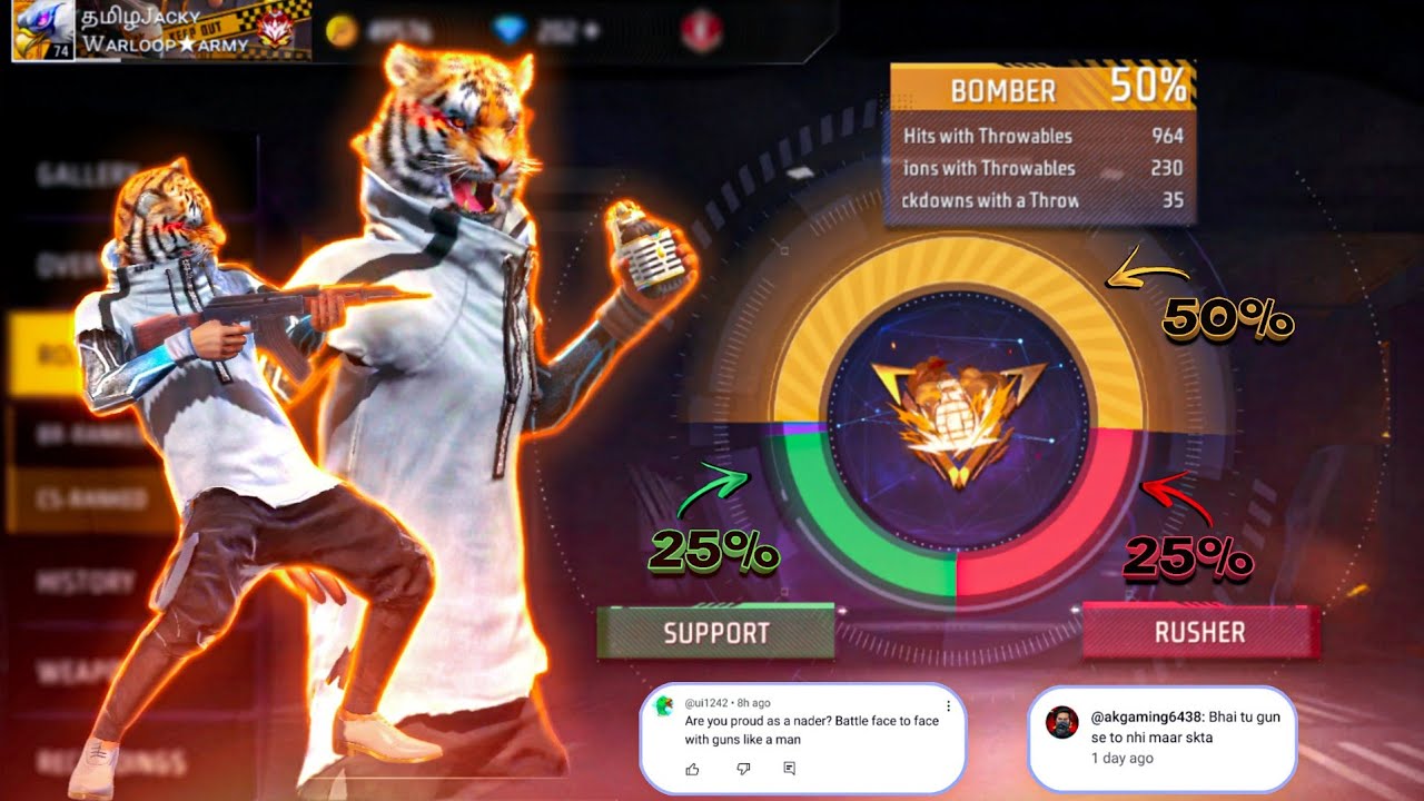 MY HATERS ARE NOOBS ? 😂😂 NADE + GUN IS MY GAMEPLAY 🐯😈