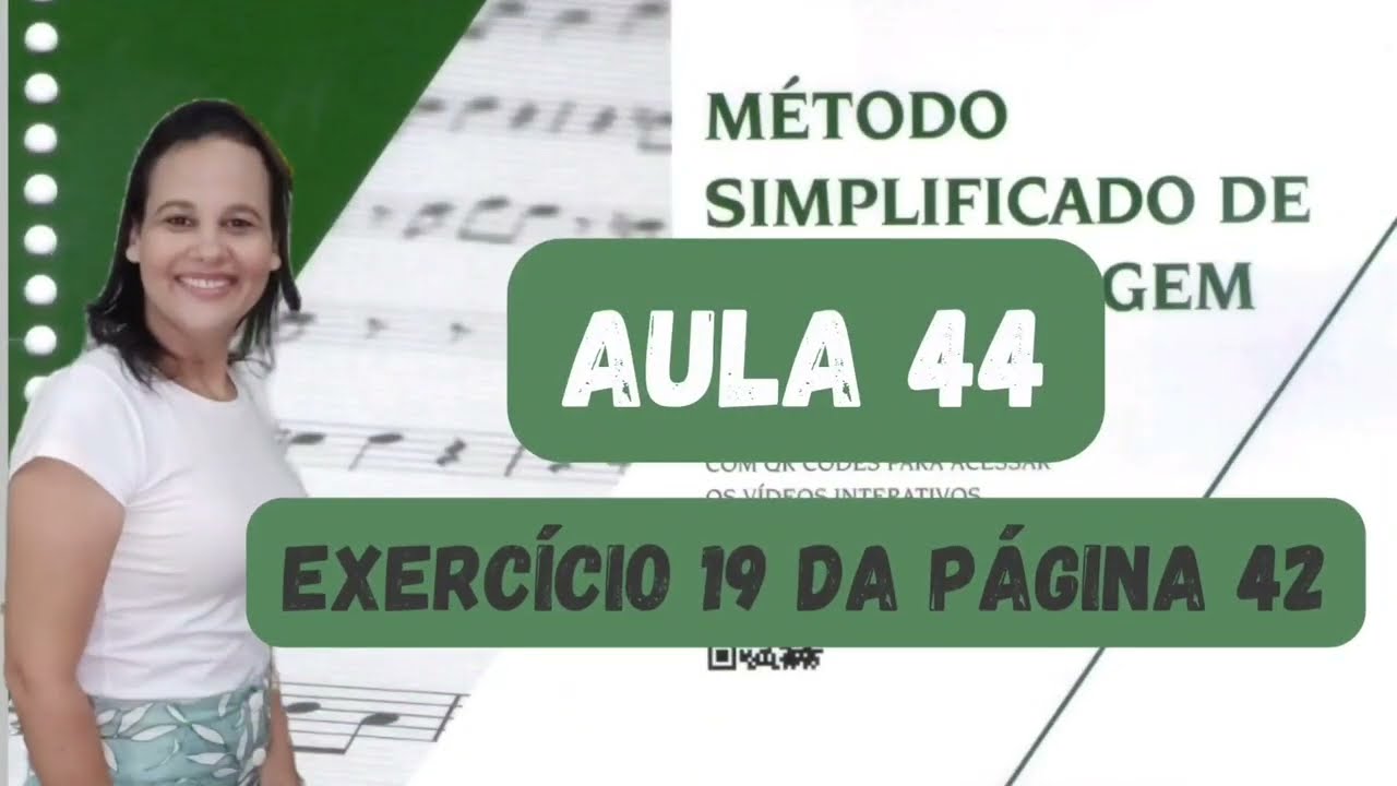 Aula 44 do MSA - Exerc&iacute;cio 19 da p&aacute;gina 42