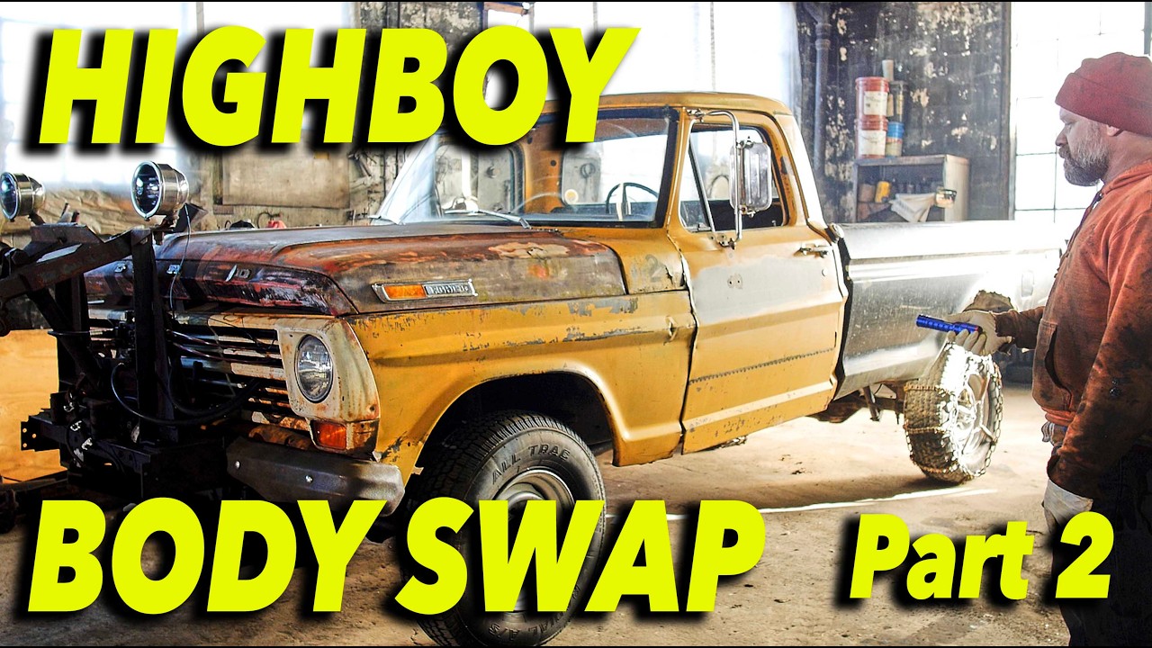 Removing the Bed '68 Highboy Body Swap | Slow Lane Trucks Ep. 2