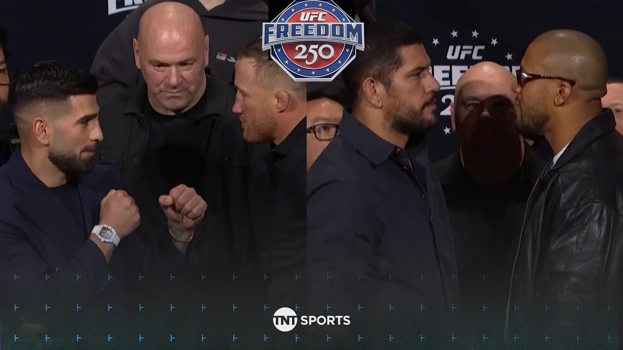 Full UFC Freedom 250 Face-Offs | Topuria vs Gaethje 🏆 Pereira vs Gane & MORE! 🔥