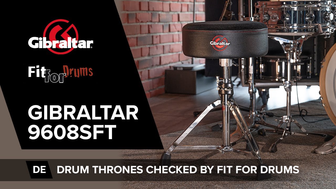 Gibraltar 9608SFT Drum Throne geprüft von FIT FOR DRUMS (German)