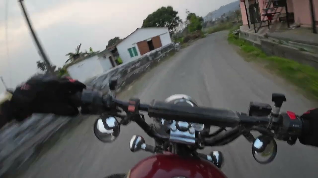 Calm Evening Ride to Koti | Dehradun Hills POV (No Music, Just Engine)
