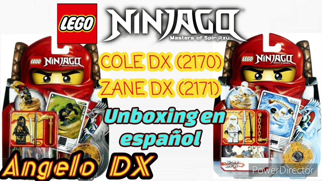 LEGO Ninjago 2011//Cole DX & Zane DX//Unboxing en español (Angelo DX)