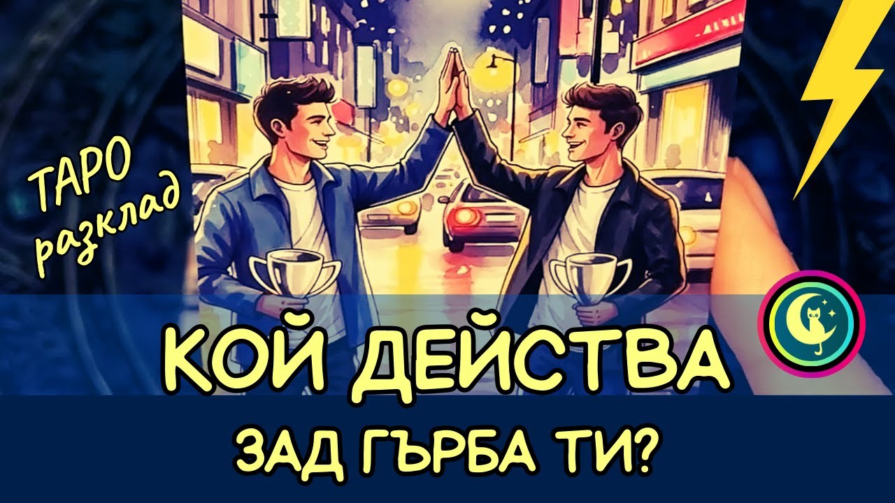 🔮👉ЕТО КОЙ ДЕЙСТВА ЗАД ГЪРБА ТИ! 👀 Кой плете интриги? Таро четене. Гледане на карти Таро