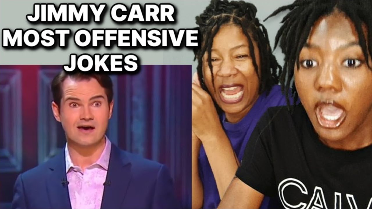 Jimmy Carr's Most Offensive Jokes | AMERICAN MOTHER DAUGHTER Reaction