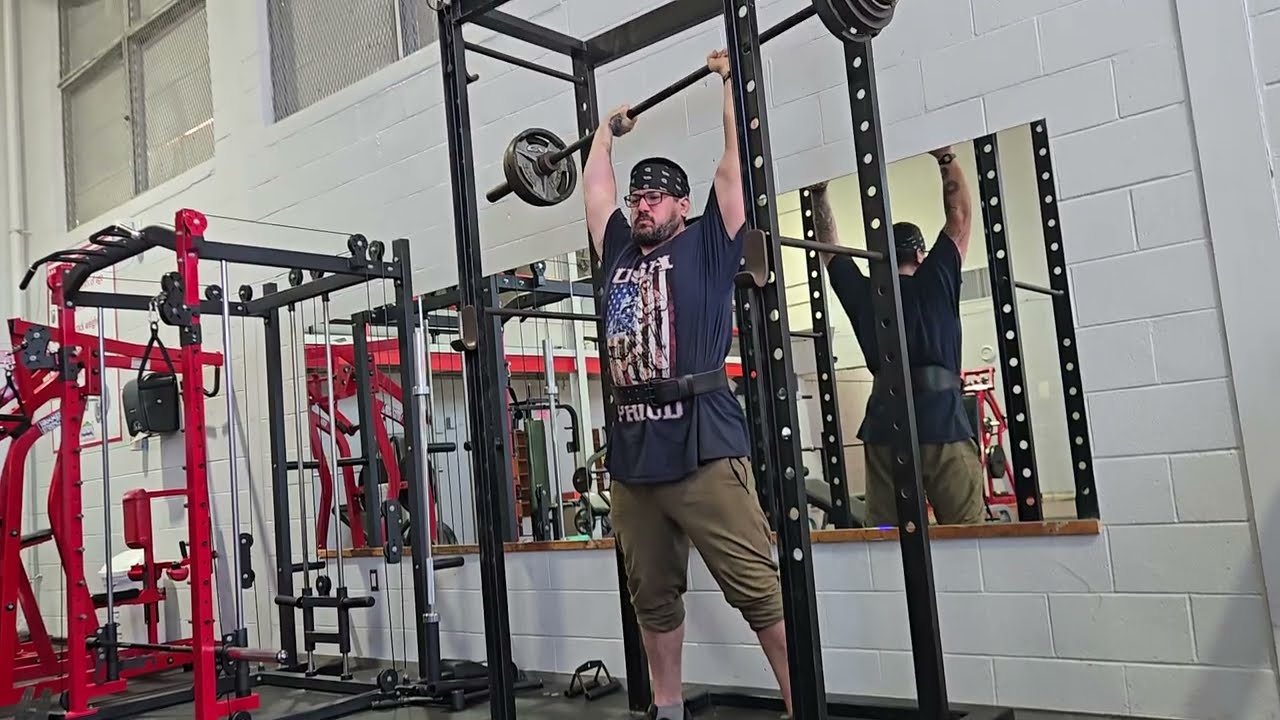 Overhead press 182lbs