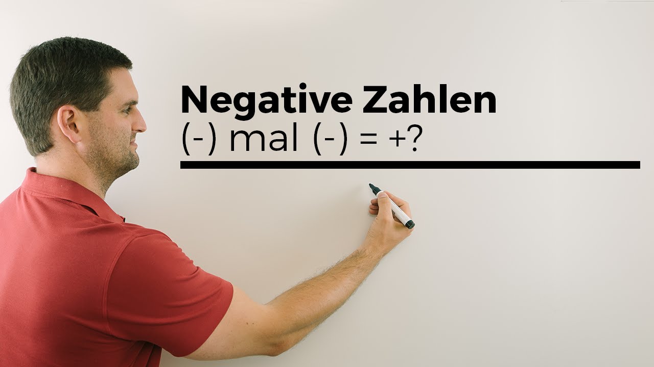 Minus mal Minus ergibt Plus, Warum? Teil 1 | Mathe by Daniel Jung
