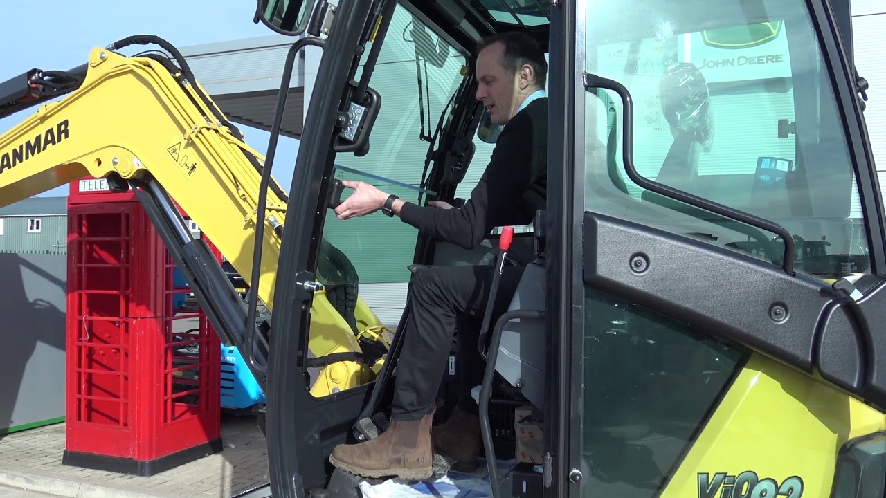 Farol Ltd | Yanmar ViO82 Excavator Walkaround with Plant Salesman Kerr Stephenson