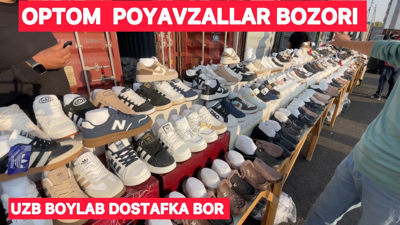 OPTOM OYOQ KIYIM BOZORI FARGONA QUMTEPA 