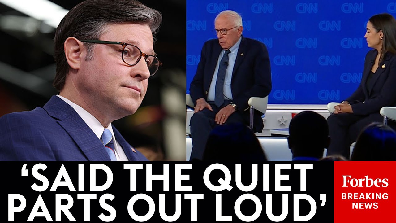 Только что: Спикер Джонсон отреагировал на выступление CNN с AOC и Берни Сандерсом