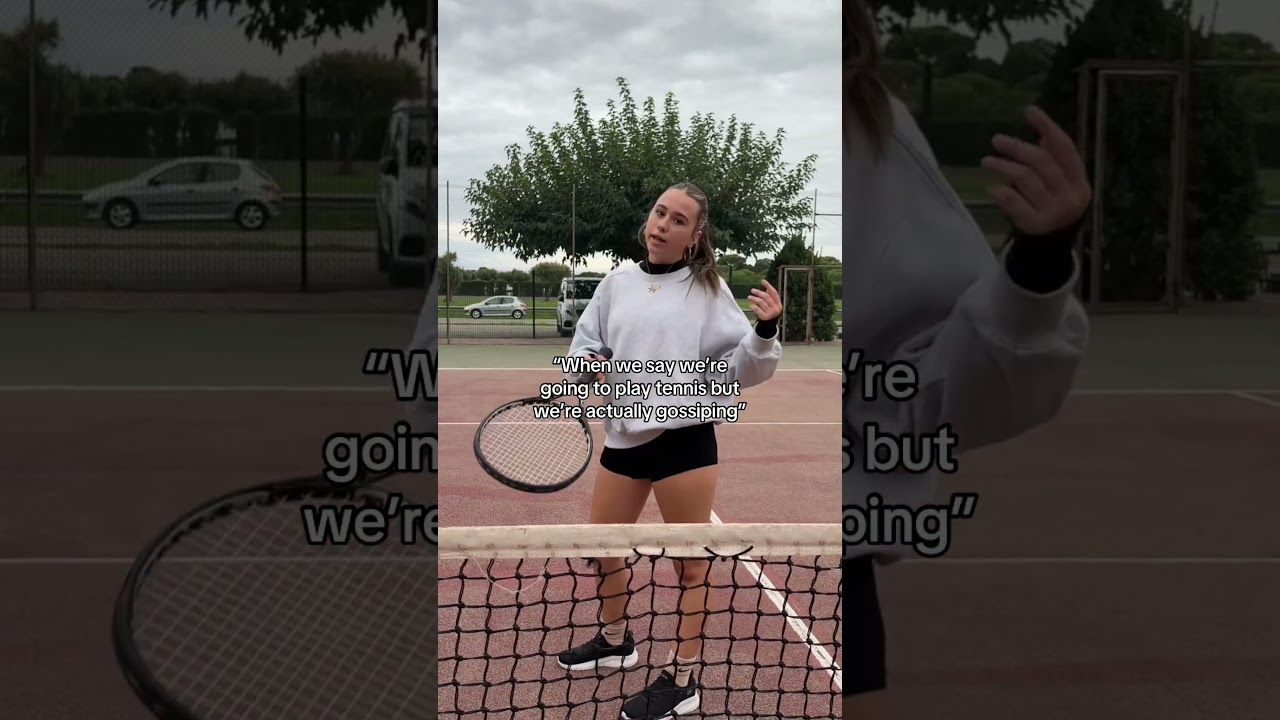 POV: Tennis = Gossip time👀 #viral #tennis #trending #fypシ゚viral #blowthisupplease #jesuslovesyou